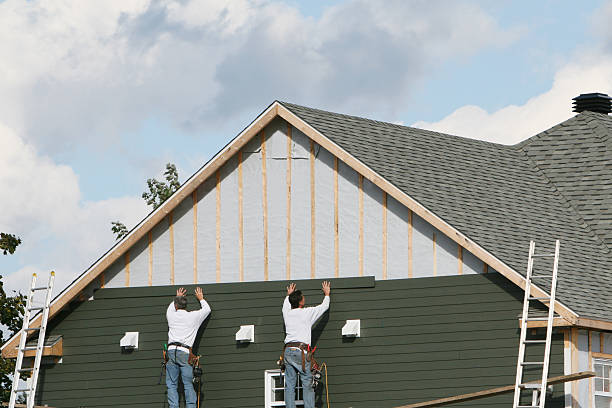 Professional Siding Installation technician working in Biglerville, PA